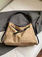 Womens Suede Tote Bag Large Handbag 0d5e36c1-5e77-4afa-81f9-b2658742993d-Max-Origin Trendsi