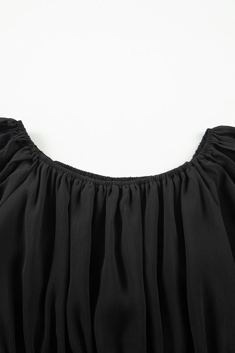 Women's Romper Black Off-Shoulder Ruffled with Elastic Waist 0e1c8a89-0c8f-42ca-a7d4-1b801ec186f4-Max-Origin Trendsi