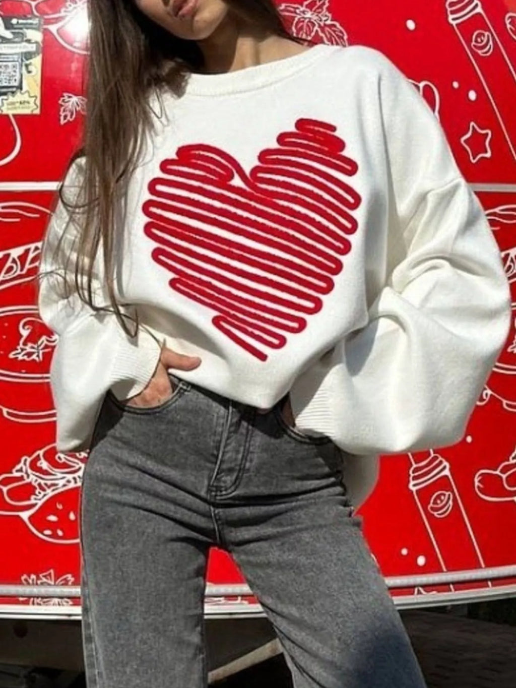 Womens Sweater Heart Round Neck Oversized Pullover 0e3ce4fb-9052-4a6b-bc8f-d37a289bcb33-Max-Origin Trendsi