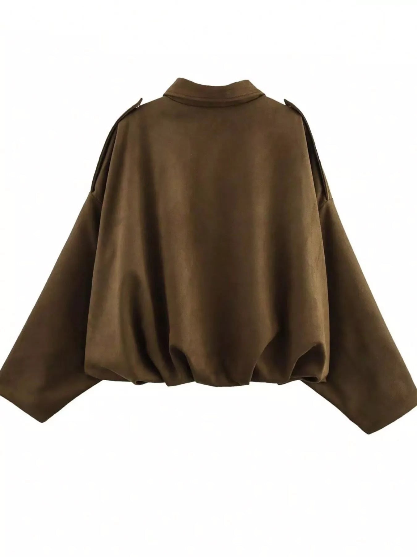 Womens Jacket Oversized Faux Suede Zip Up Long Sleeve Casual Outwear 0e5d813c-479c-47bb-afac-8bb751bede46-Max-Origin Trendsi