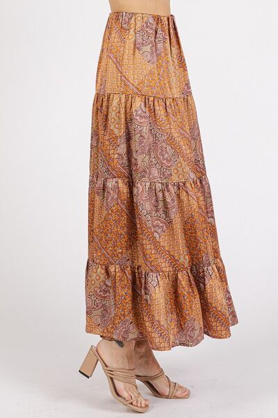 Mittoshop Maxi Satin Skirt Paisley Print Hazelnut Patchwork Ruffled 0e68af1d-7bb7-44d6-a47a-cda1489db0b9-Min Trendsi