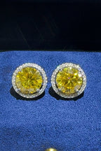 4 Carat Moissanite Gold Stone 925 Sterling Silver Earrings Round Fine Jewelry 0ee5c92a-4eb8-43eb-98d6-1f83aedfe8f9-Max Trendsi