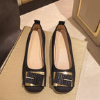 Women's Slip-Ons Round Toe Block Low Heels Shoes 0f1cad1aa70042a789e5b07dfe7afb49-Max-Origin Trendsi