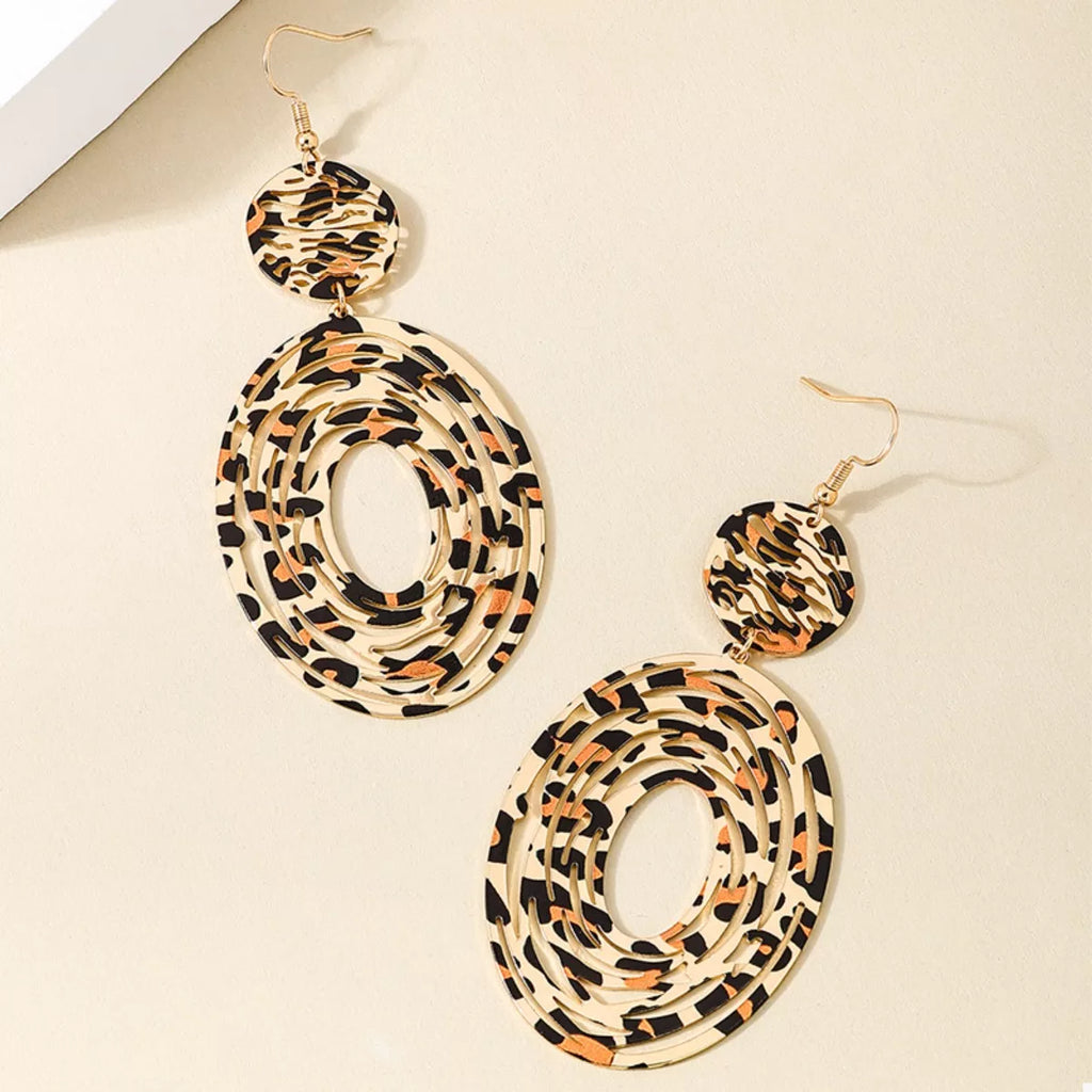 Leopard Print Dangle Earrings Round 18K Gold-Plated Jewelry 0f830746-c568-4d65-929d-7571e389eef8-Max-Origin Trendsi