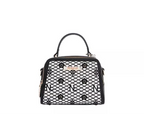Nicole Lee USA Handbag Vegan Leather Geometric Pattern Structured Tote Bag BLACK One Size 0fa023783cb2499c87ea105df8908391-Max-Origin Trendsi