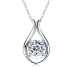 2 Carat Moissanite Pendant Necklace 925 Sterling Silver Teardrop 18K gold-plated 0fa25377-e480-4668-9672-b6dfd7db4e87-Max Trendsi