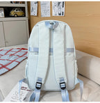 Casual Women's Backpack Star Pattern Nylon Zipper Lightweight Shoulder Bags