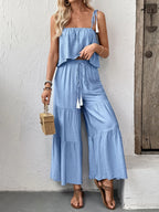 Women's Outfit Set Ruffle Cami Crop Top and Wide Leg Pants Light Blue 10e8e5a2-abca-4c7a-8528-ed3bc432471d-Max-Origin Trendsi