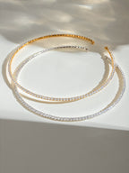 18K gold-plated Necklace Stainless Steel Jack&Din Inlaid Zircon Round Chocker 11061274-9e7a-4305-ba96-65adbc33bd60-Max Trendsi