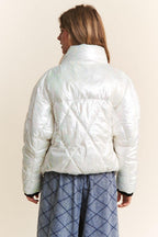 Puffer Jacket J.NNA Quilted Mock Neck Long Sleeve Coat 110fcb67-7c10-4202-ae0c-ccda9ded888a-Max Trendsi