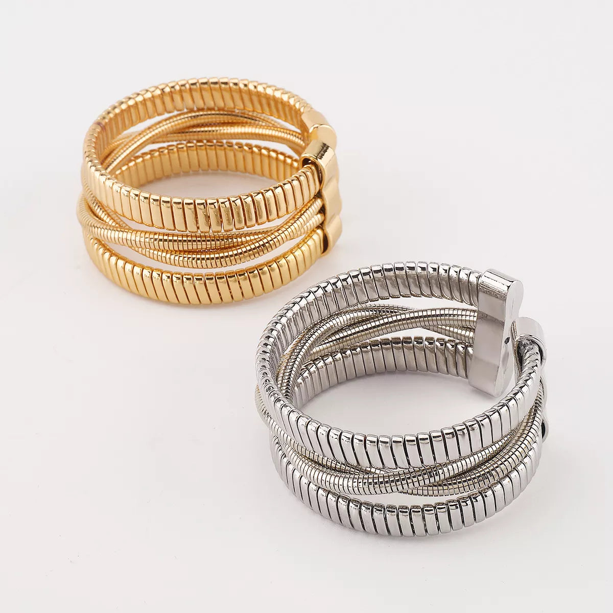 Womens Bracelet Multi-Layered Open 18K Gold-Plated Jewelry 1127586d-edab-4f18-ae80-8908f9e6cd81-Max-Origin Trendsi