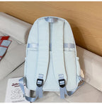 Casual Women's Backpack Star Pattern Nylon Zipper Lightweight Shoulder Bags