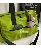 Large Crossbody Travel Bag Nylon Zipper Unisex Fitness Training Handbags