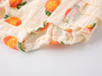 Children’s Strawberry Print Ruffle Trim Bodysuit & Headband Baby Toddler Outfit 0-18M