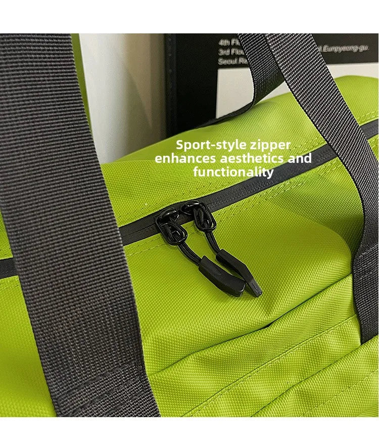 Large Crossbody Travel Bag Nylon Zipper Unisex Fitness Training Handbags