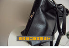 Women's Casual Tote Handbag Medium Simple Solid Zipper PU Leather Bags
