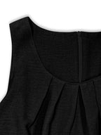Minikleid Lagenrüschen Rüschenärmel Ärmellos Sommer Locker Fashion S-2XL
