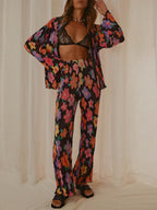 Floral Lounge Set Collared Neck Long Sleeve Top and Pants 1327102c-b5e5-485c-b447-0e3484f8da99-Max Trendsi