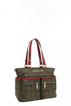 Nicole Lee USA Women's Tote Bag Multi-Compartment Zipper Convertible Handbag 135a15ced7ab40f3a85683d341283427-Max-Origin Trendsi