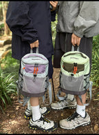 Hiking Backpack Nylon Lightweight Outdoor Travel Shoulder Bag Mesh Pocket
