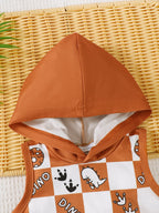Children's Boy Set Dinosaur Checkered Sleeveless Hooded Top and Shorts 2 Pcs 13a1ce11-07e6-4e9d-bd18-0547f0bffd6a-Max-Origin Trendsi