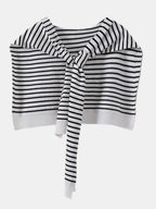 Striped Wrap Women Knit Stretch Neck Scarves Fashion Accessories 14243b42-b7a7-497e-830d-c2b153305c36-Max Trendsi