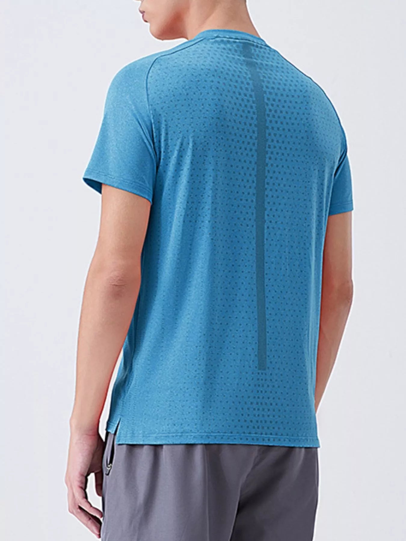 Men's T-Shirt Active Wear Top Breathable Quick-Dry Short Sleeve Plus Sizes 146345e0-56d8-46d7-bab8-9d832faf7c85-Max-Origin Trendsi