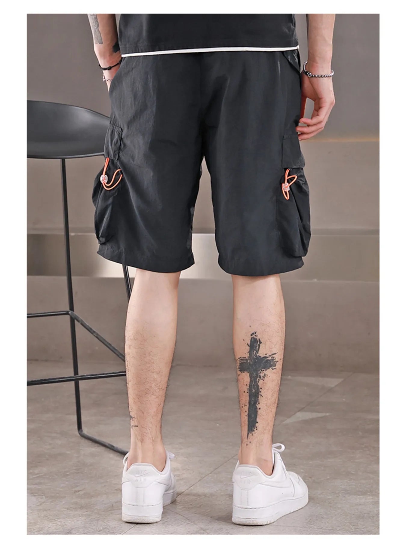 Men's Cargo Shorts Drawstring Pocketed Nylon M - 4 XL 146943df6d9240a6a8041356911b93c8-Max-Origin Trendsi