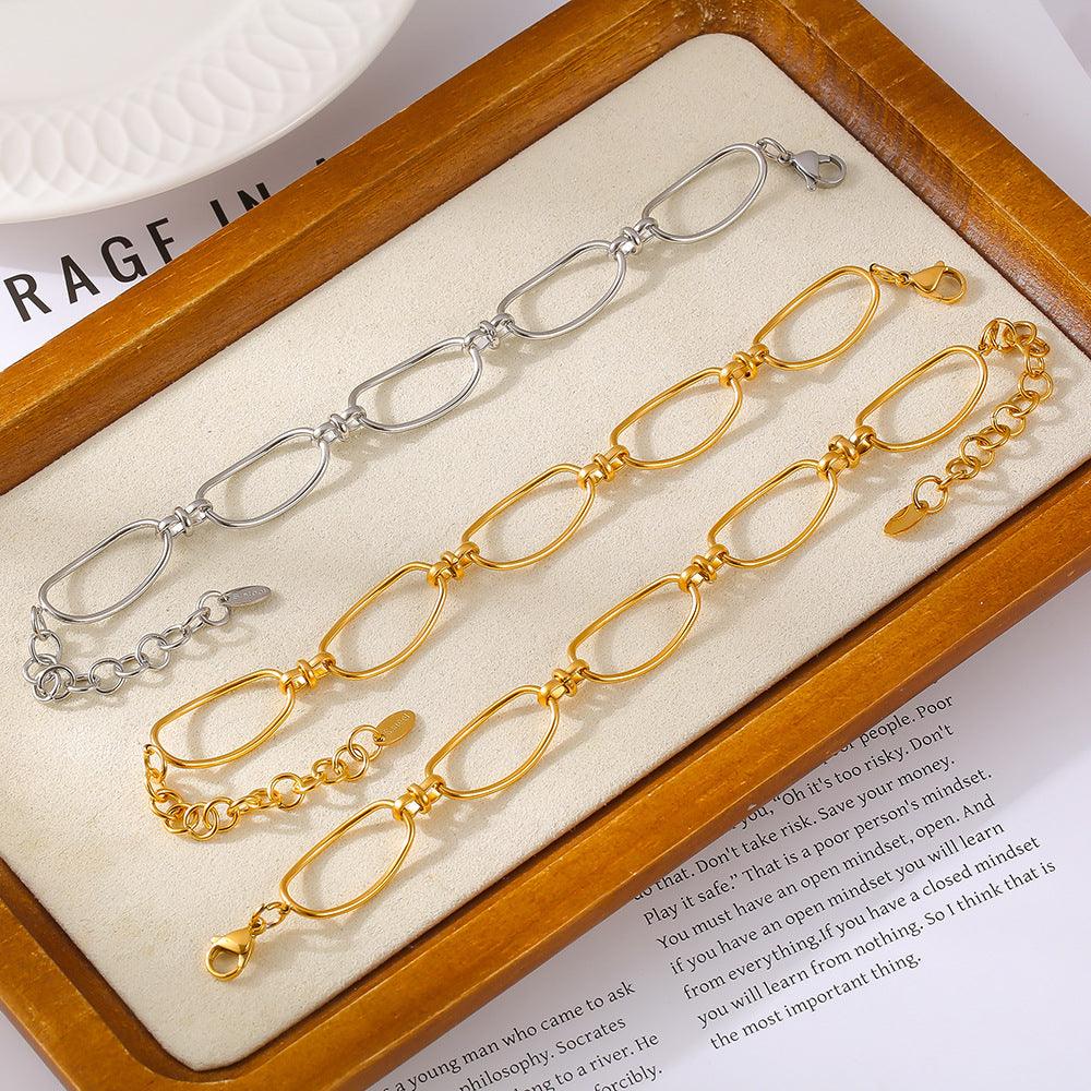 Big Chain Bracelet Titanium Steel 18K gold-plated 14eb010f-7b57-4bd4-835e-586f132fd3ee-Max Trendsi
