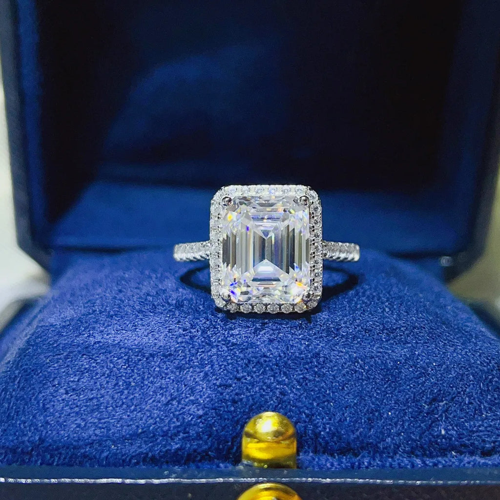 Silver Ring 5 Carat Moissanite White Square Stone 925 Sterling Platinum-plated 14f82a4e-9e60-4d58-b839-c9bc33e48085-Max-Origin Trendsi