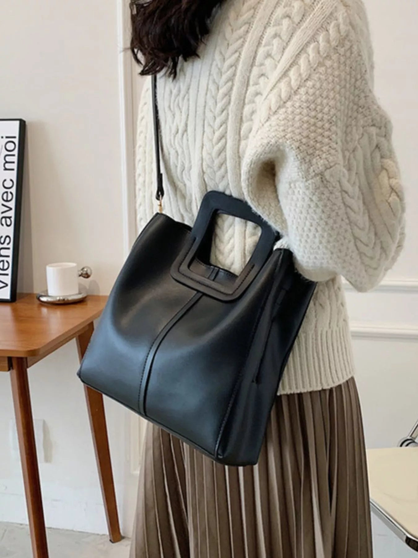 Women's Crossbody Bag Square Handle PU Leather Medium Handbag 16749802-31ea-4ae7-8c8b-67bb49d17b1d-Max-Origin Trendsi