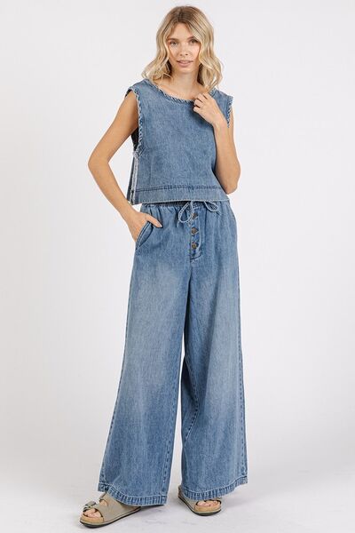 Mittoshop Denim Crop Tank Top Washed Distressed Sleeveless 169a2b43-2840-4e81-b373-1445400da735-Min Trendsi