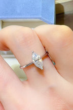 Silver Ring 2 Carat Moissanite White Thin Oval 925 Sterling Elegant Jewelry White 17a6b62b-0737-485e-a435-f60850a78a57-Max Trendsi