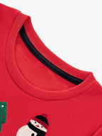 Children's Christmas Theme Crew Neck Sweatshirt 18c98d5132e846e2bfa7a63d0530ded0-Max-Origin Trendsi
