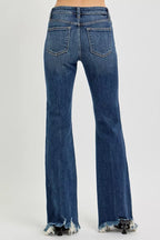 RISEN Womens Jeans Mid Rise Flare Frayed Hem Denim Pants Plus Sizes 1924749c2cc4411d9967c9e0abdb2acb-Max-Origin Trendsi