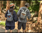 Hiking Backpack Nylon Lightweight Outdoor Travel Shoulder Bag Mesh Pocket