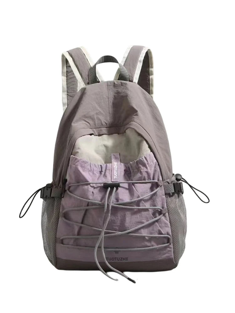 Simple Drawstring Backpack New Model College Students Outdoor Sports Lightweight Bag