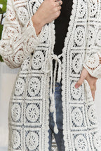 ADORA Cardigan Cotton Crochet Elastic Ivory Long Sleeves Tied 1aa686dbe50942abba26d8c110a9d63d-Max-Origin Trendsi