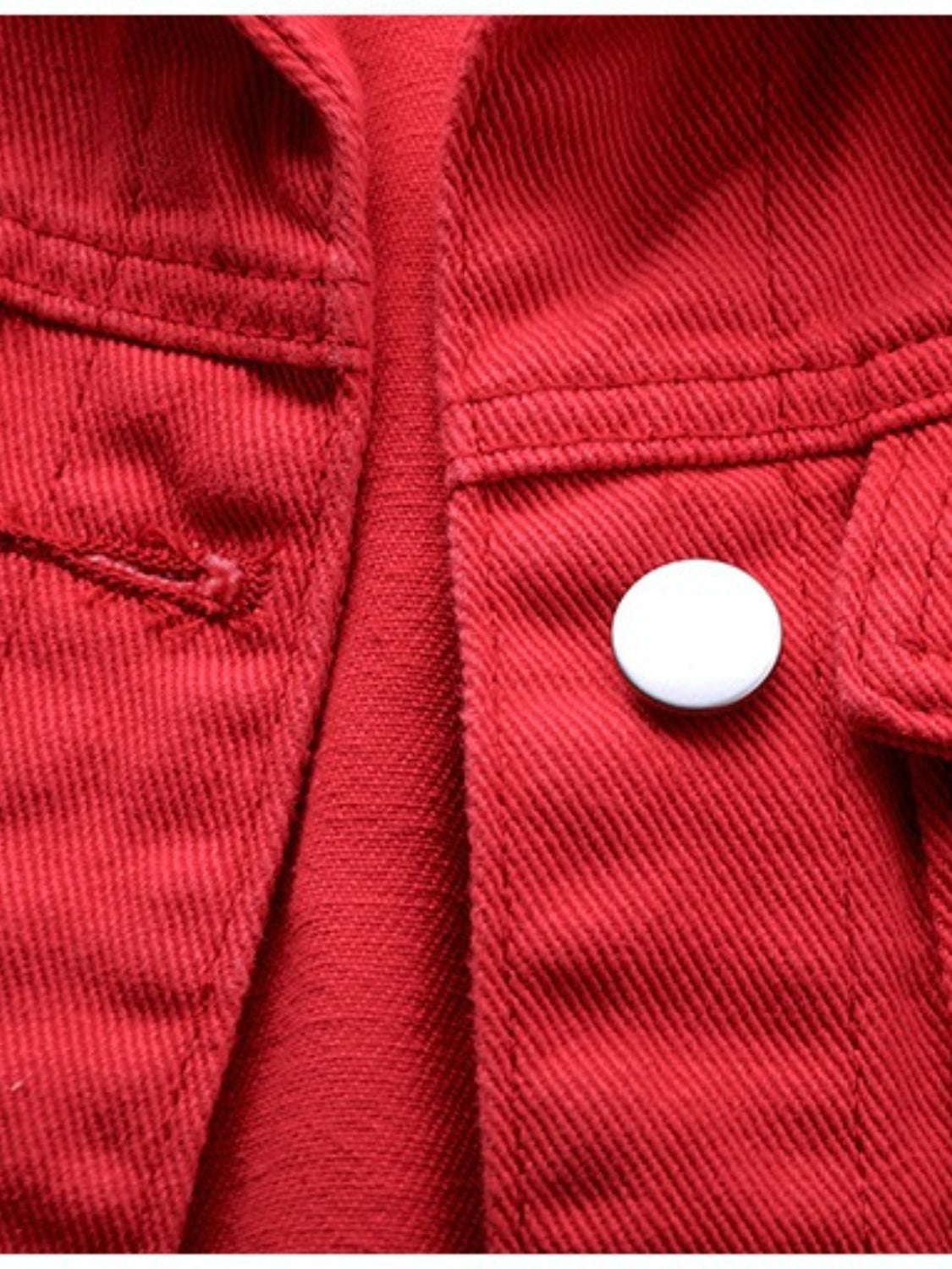 Denim Jacket Women's Raw Sleeveless Flap Pockets Plus Sizes S-5XL 1af07ff1-b6a4-4ea9-99ba-c85323ced81a-Max Trendsi