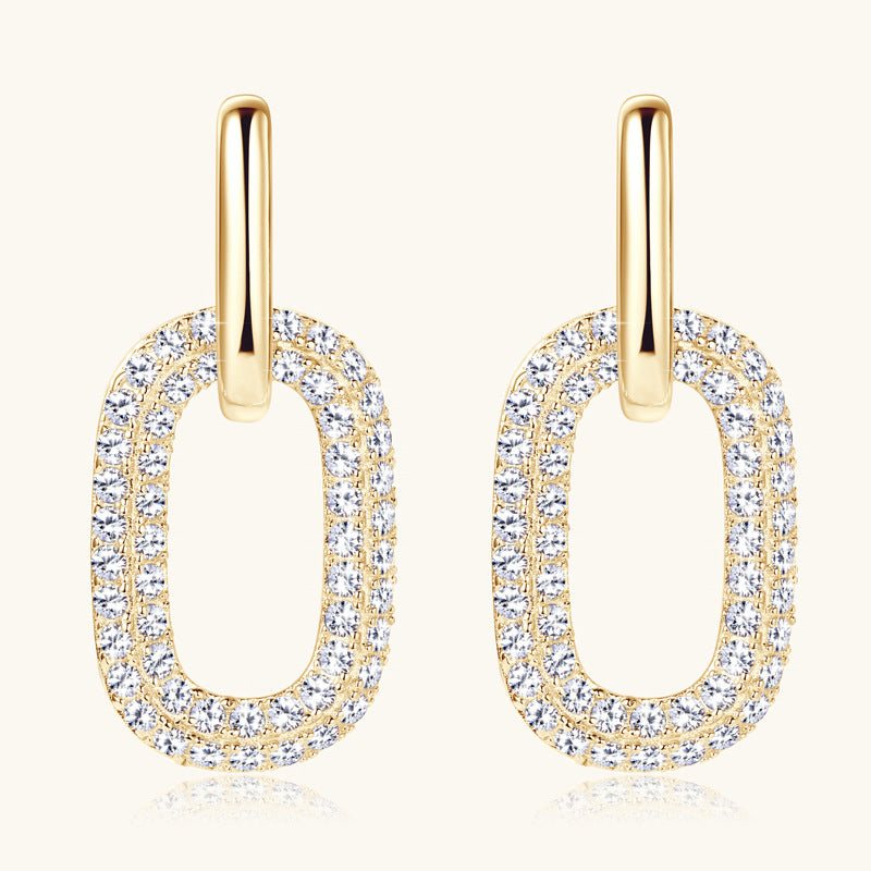 2.16 Carat Earrings Moissanite Stone 925 Sterling Silver 18K gold-plated Gold One Size 1b6d7b21-e338-47e7-bbc9-78c8d4036d76-Max Trendsi