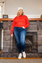 Judy Blue Skinny Jeans Dark Blue Washed Thermal Denim Pants Plus Sizes 1b784d3e-5fab-4c83-b460-2acd63a3f2c1-Max-Origin Trendsi