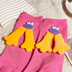 Women's Crew Socks Cartoon Ribbed Knit Cute Funny Accessories 1bde039f-70d0-4fb1-bd61-75a2ebd48789-Max-Origin Trendsi