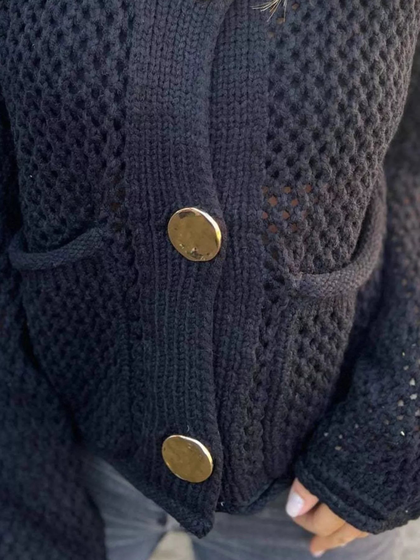 Women's Cardigan Crochet Knit Button Up Long Sleeve 1be19ce5-16cb-4a6d-a4a2-3ea98c487784-Max-Origin Trendsi