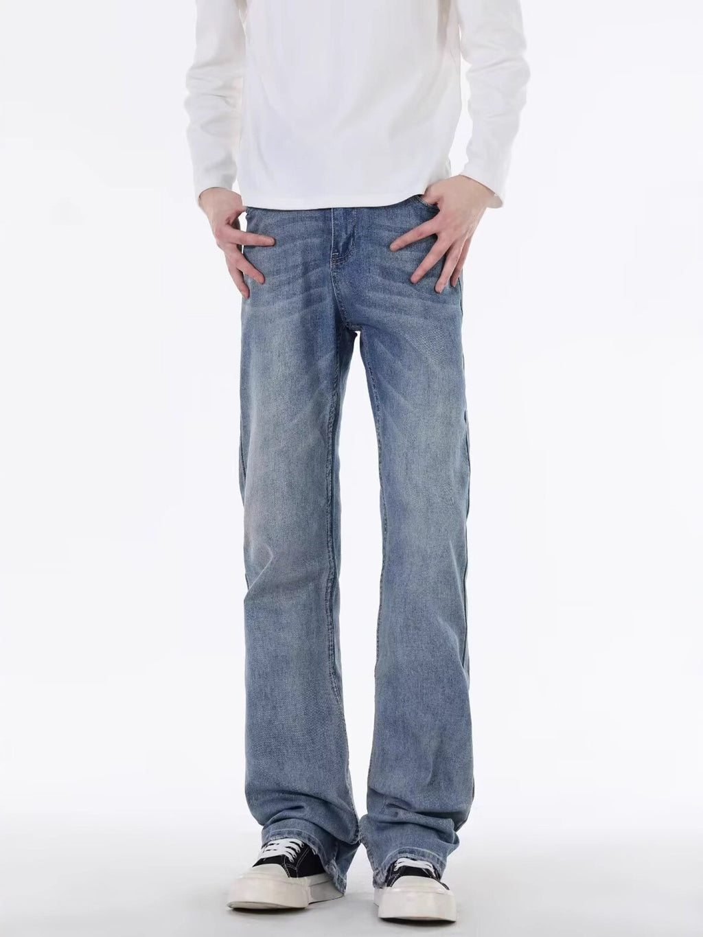 Men's Full-Size Slim Fit Jeans in Plus Sizes