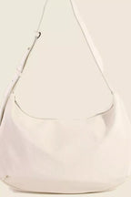 Fame Accessories Womens Hobo Crescent Shoulder Bag Ivory Faux Leather Handbag 1c27f47e-93cf-4b45-a454-b24976e096d8-Max-Origin Trendsi