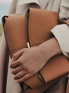 Women's Crossbody Bag Cowhide Leather Top Handle Caramel Handbag 1c784d58-5c9a-4c63-8e00-1b3ed0eca091-Max-Origin Trendsi