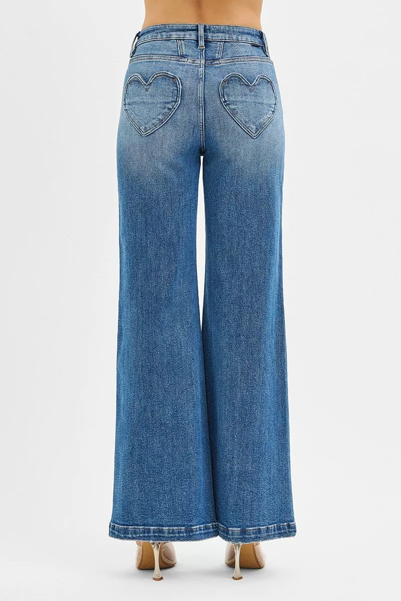 RISEN Wide Leg Jeans Womens High Rise with Front Yoke and Heart Back Pocket 1c7c1eedffe447f6a56dcc04a24df70b-Max-Origin Trendsi