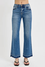 RISEN Jeans Full Size Raw Hem Ankle Bootcut Women Plus Size Denim Pants Medium 1d149bd0-842f-4fd3-af68-fd324efb849e-Max Trendsi