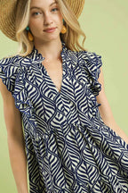 Umgee Leaf Print Tiered Midi Dress with Ruffle Detail 1d2e9f76-4bb6-4b70-ab9e-006a0992f13b-Max-Origin Trendsi