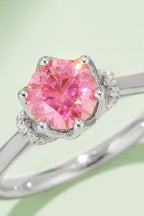 Murray Silver Ring 1 Carat Moissanite Stone Blue Pink 925 Sterling Platinum-plated 1d54d33af09a42a98c2babedfe5cc0ec-Max Trendsi